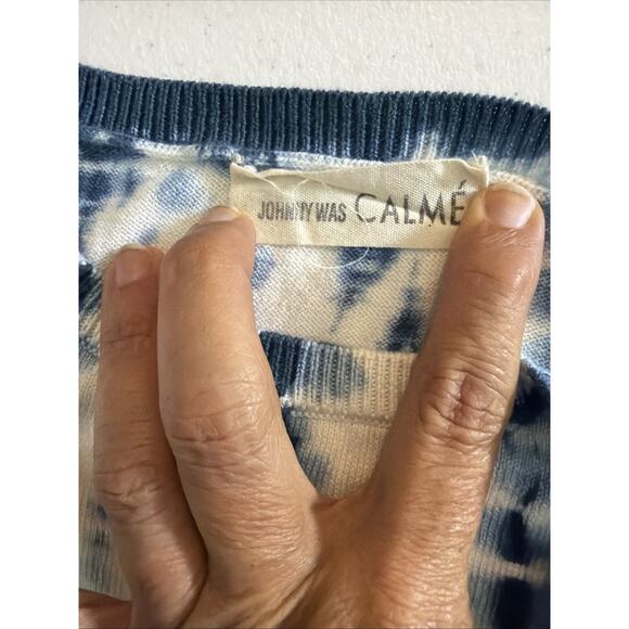 Calme Johnny Was womens small Set shirt shorts lounge wear style #M59421 cozy - Picture 11 of 13